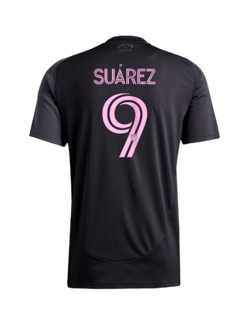 Moški Nogometna dresi replika Inter Miami Luis Suarez #9 Gostujoči 2025-26 Kratek rokav Moški Nogometna dresi replika Inter Miami Luis Suarez #9 Gostujoči 2025-26 Kratek rokav